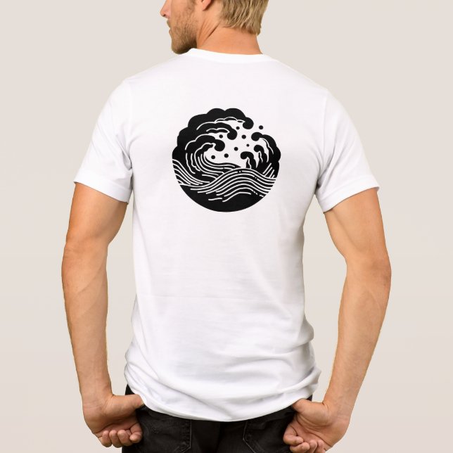 T-shirt En Tri-matière Famille Japonaise Crest-Wave (Verso)