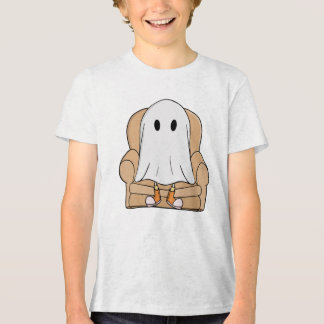 T-shirt En Tri-matière Fantôme Confortable se Détendant dans un Fauteuil