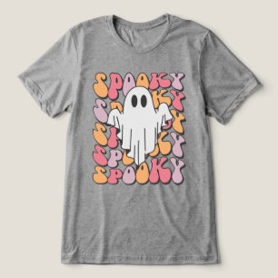 T-shirt En Tri-matière Fantôme rétro éffrayant