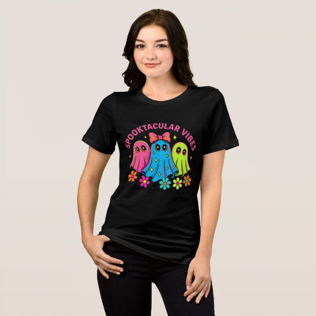 T-shirt En Tri-matière fantômes kawaii (Recto plein)