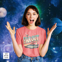 Far Out Man Retro 60's Slogan personnalisé