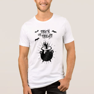 T-shirt En Tri-matière farce ou friandise chaudron de sorcière