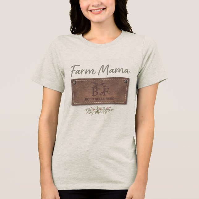 T-shirt En Tri-matière Farm Mama Tee (Recto)