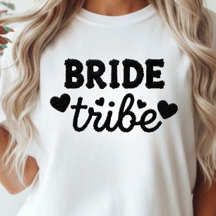 T-shirt En Tri-matière Fausse tribu de mariée en fil de la mariée bachelo