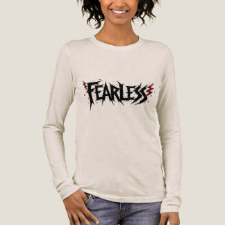 T-shirt En Tri-matière Fearless Graphic T-Shirt Edgy Lightning BoltDesign