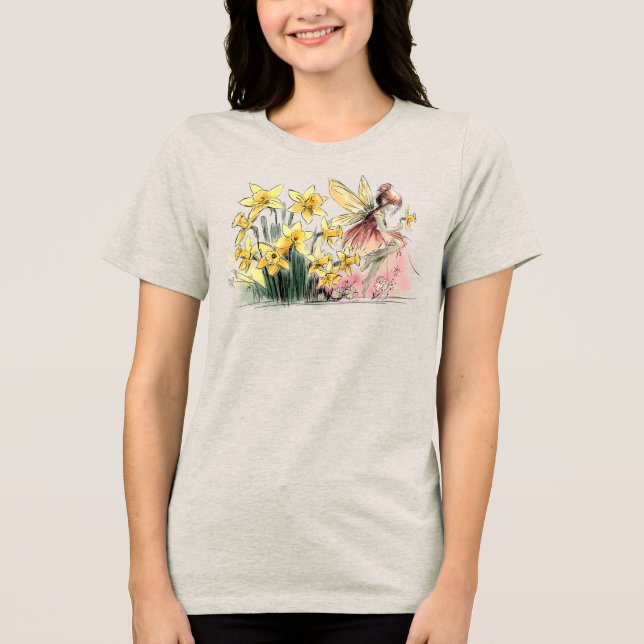 T-shirt En Tri-matière Fée narcisse (Recto)