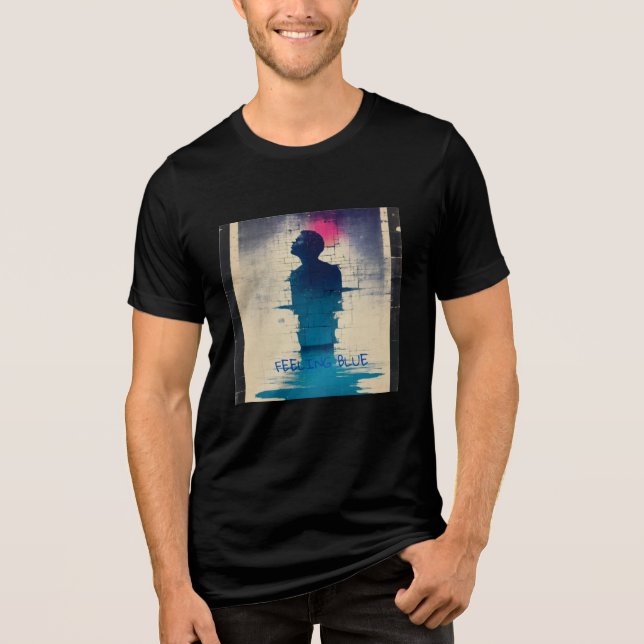 T-shirt En Tri-matière Feeling Blue - Limited Edition (2) (Recto)