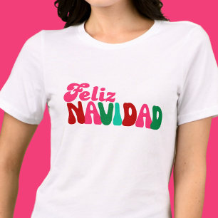 T-shirt En Tri-matière Feliz Navidad - Maximaliste lumineux