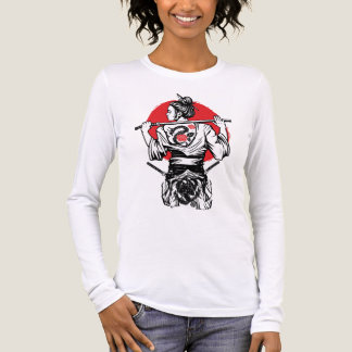 T-shirt En Tri-matière Female Samurai Warrior – Dragon Rose Tattoo Japane
