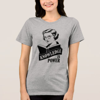 T-shirt En Tri-matière Feminine Power" - Retro-Inspired Tee
