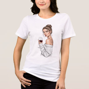 T-shirt En Tri-matière Femme Chic et Confortable en Pull Tricoté Blanc av