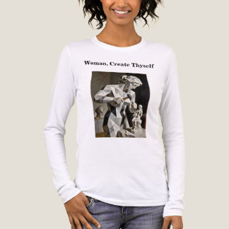 T-shirt En Tri-matière Femme, Crée-Toi – Autoportrait Construit