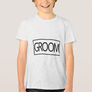 T-shirt En Tri-matière Femme de mariée mariée de sexe masculin Mariage de