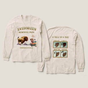 T-shirt En Tri-matière Femme drôle prenant une photo d'un bison sauvage T