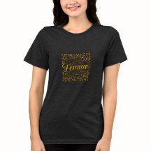 Femme française élégante calligraphie botanique or
