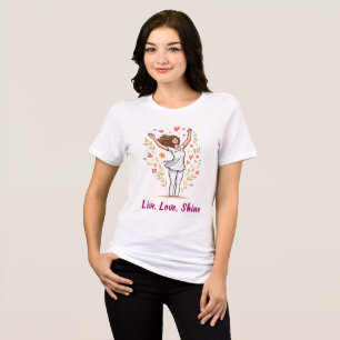 T-shirt En Tri-matière Femme joyeuse dans la nature