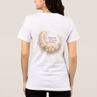 T-shirt En Tri-matière Femme Lune & Fleurs