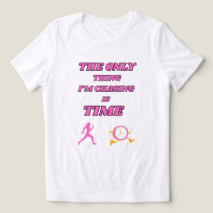 T-SHIRT EN TRI-MATIÈRE FEMME MOTIVATIONNELLE GRAPHIQUE BLANC ROSE