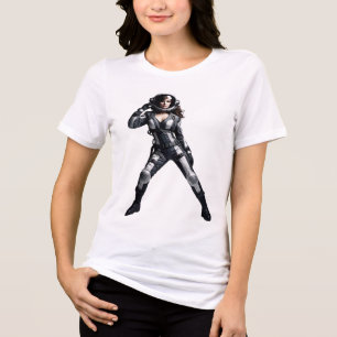 T-shirt En Tri-matière Femme spatiale