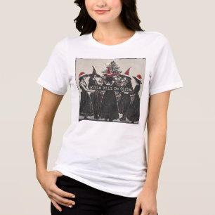 T-shirt En Tri-matière Femmes sorcières de Noël seront des femmes Tee Mem