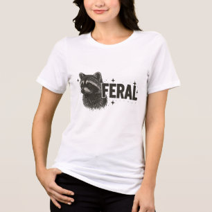 T-shirt En Tri-matière Feral Raccoon mignon mais Feral Funny Mem Raccoon 