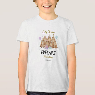 T-shirt En Tri-matière Fête d'anniversaire de la marmotte 5 ans – Enfants