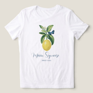 T-shirt En Tri-matière Fête de Bébé Lemon Main Squeeze Membre de la Famil