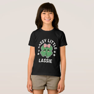 T-shirt En Tri-matière Fête de la Saint-Patrick Petite Fille Sassy Enfant