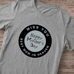 T-shirt En Tri-matière Fête des mères Miss You Heaven Vintage Retro Cadea