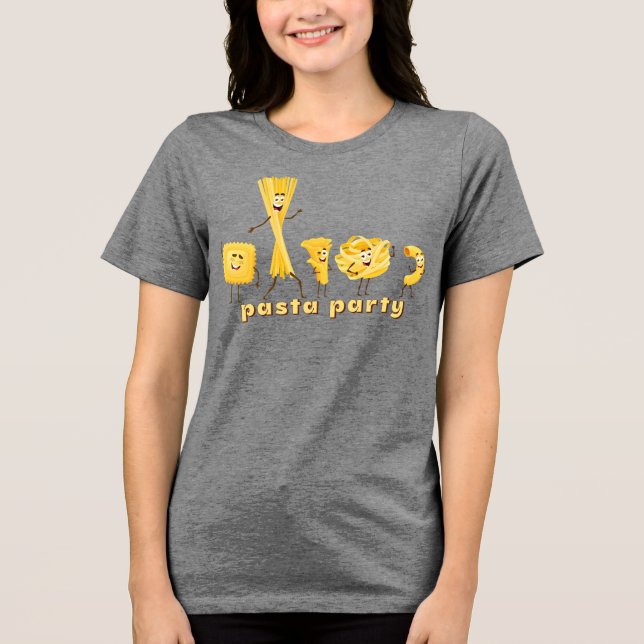 T-shirt En Tri-matière Fête des pâtes (Recto)