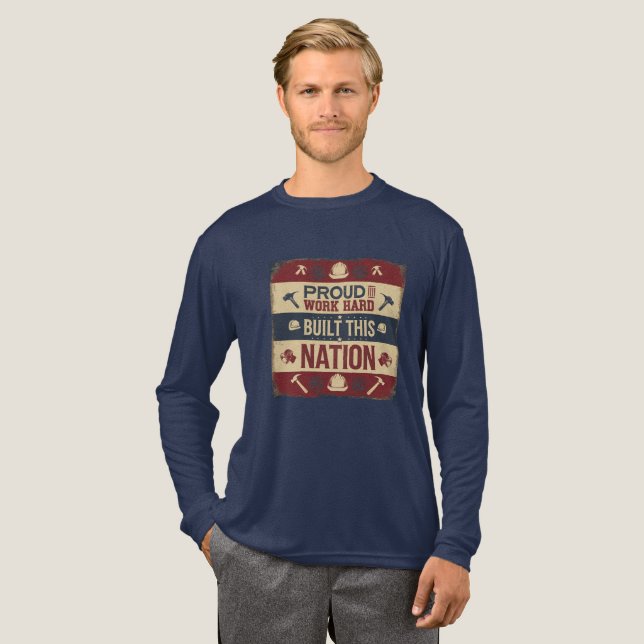 T-shirt En Tri-matière Fête du travail (Recto complet)