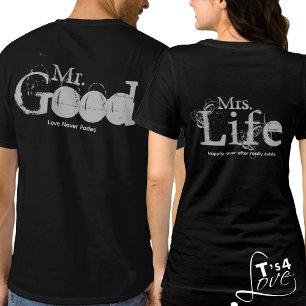 T-shirt En Tri-matière Fêtez la bonne vie : M. & Mme Couples