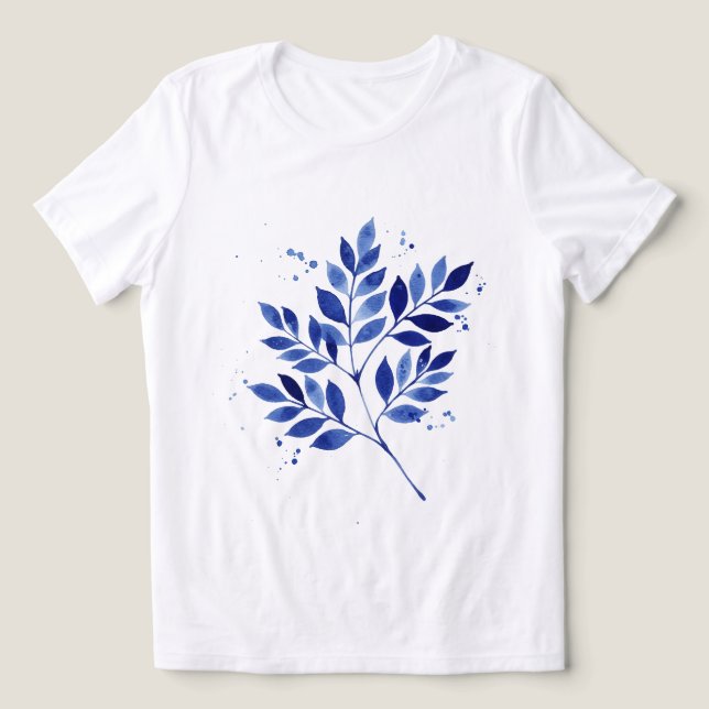 T-shirt En Tri-matière Feuilles (Design Recto)