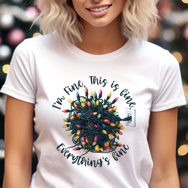 T-shirt En Tri-matière Feux de Noël Tout est beau (Créateur téléchargé)