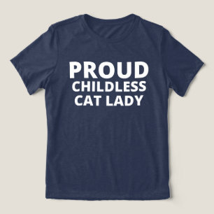 T-shirt En Tri-matière Fier Chat Sans Enfant Dame