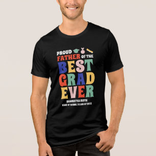 T-shirt En Tri-matière Fier Père de la Meilleure Grad jamais