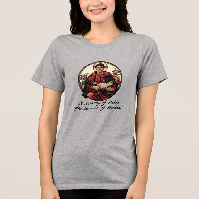 T-shirt En Tri-matière Fierce Faith St. Anthony's Power Unleashed (Recto)