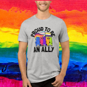 T-shirt En Tri-matière Fière de être une ourse alliée