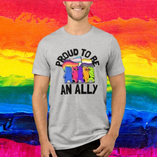 T-shirt En Tri-matière Fière de être une ourse alliée (Créateur téléchargé)