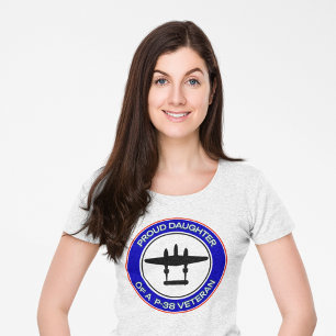 T-shirt En Tri-matière Fière fille d'un vétéran du P-38