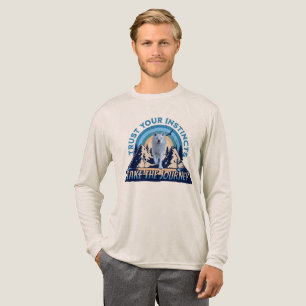 T-shirt En Tri-matière Fiez-vous à vos instincts Aventure du loup arctiqu