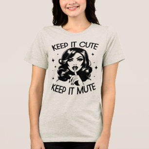 T-shirt En Tri-matière Fille glamour rétro des années 1950 Citation drôle