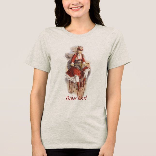 T-shirt En Tri-matière Fille motard (Recto)