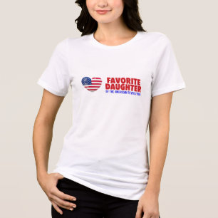 T-shirt En Tri-matière Fille préférée de la Révolution américaine DAR