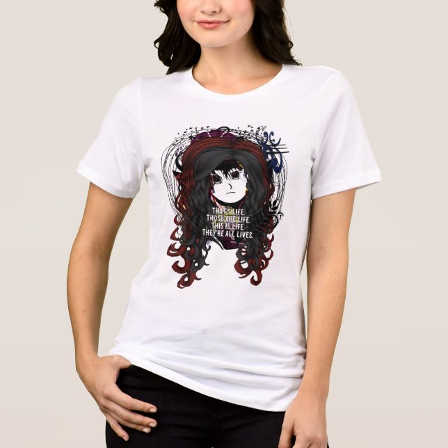 T-shirt En Tri-matière Filles d'anime (Recto)