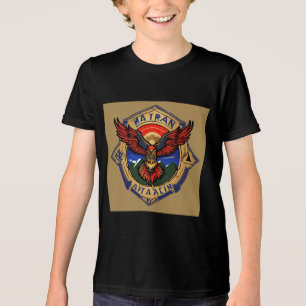 T-shirt En Tri-matière Filles du Ciel – Logo de l'aviation à l'emblème de