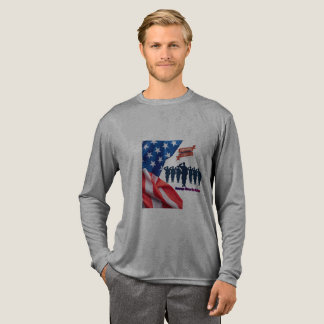 T-shirt En Tri-matière Fils de la fierté des patriotes gris