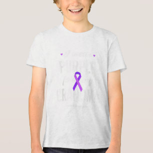 T-shirt En Tri-matière Fin, Je Porte Du Violet Pour Ma Grand-Mère, Heimer