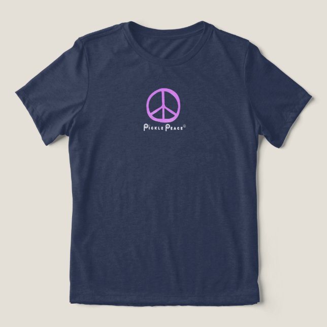 T-shirt En Tri-matière Find your peace purples (Design Recto)