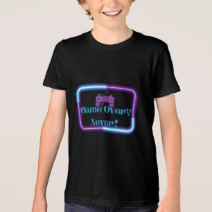T-shirt En Tri-matière Fini ? Jamais ! - Retro Neon Gaming